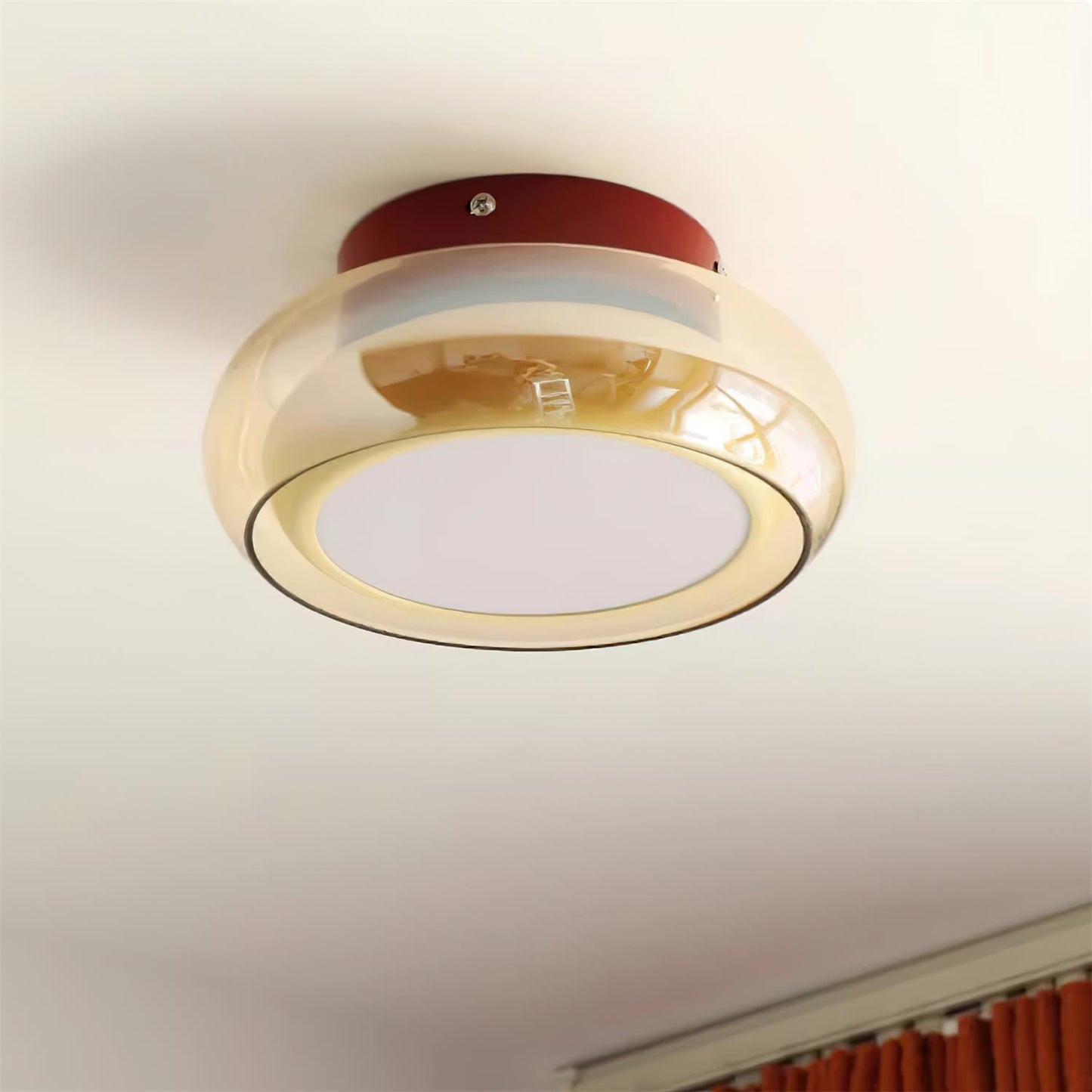 Zendi – Moderner Kronleuchter mit Glas-Schirm