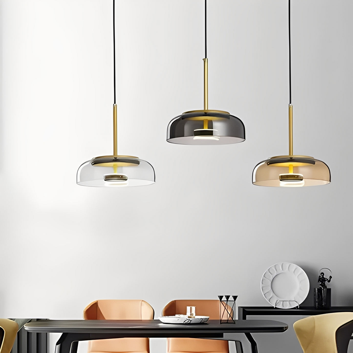 Marlie – Nordische Glas-Pendelleuchte