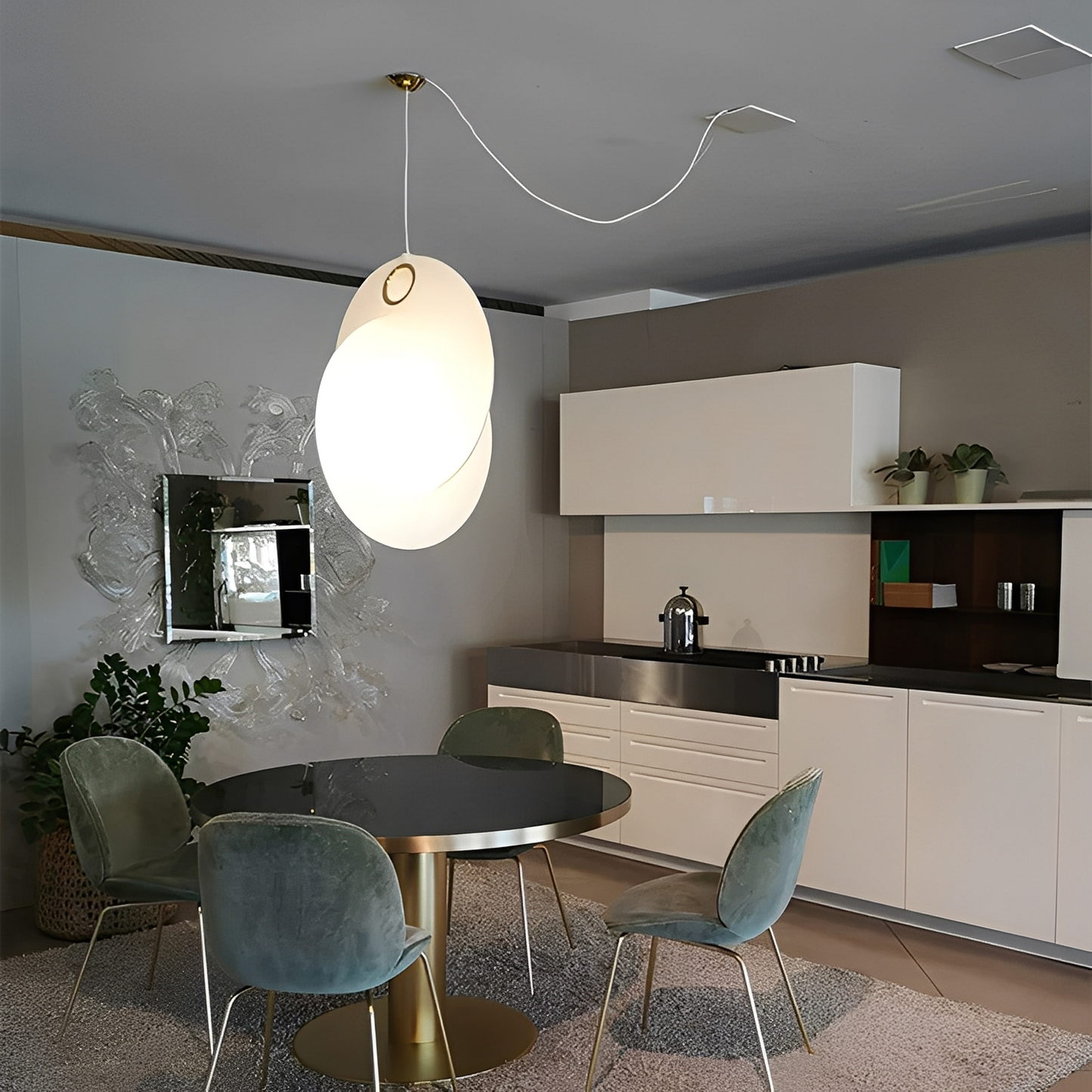 Meiko – Elegante Wabi Sabi Loft Pendelleuchte