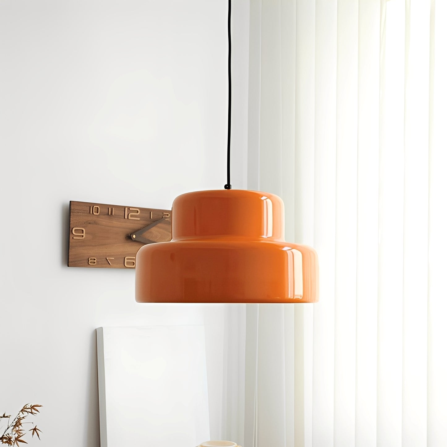 Olenya – Nordische Vintage Orange Pendelleuchte