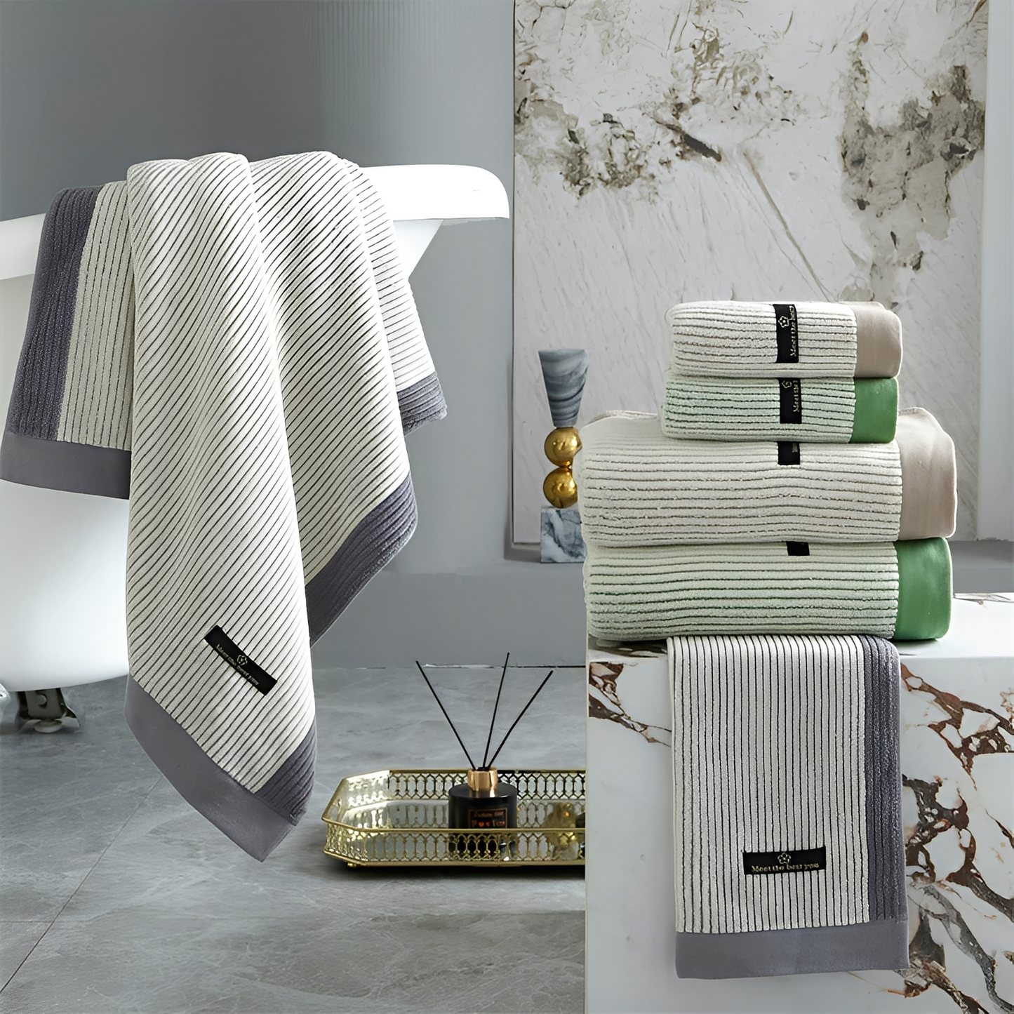 Tally – Weiches Badetuch aus langstapeliger Baumwolle