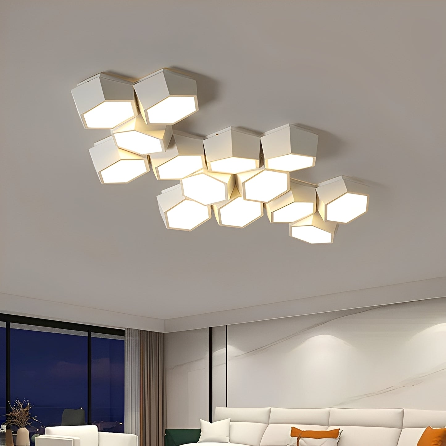 Nayra – Geometrische LED Deckenleuchte