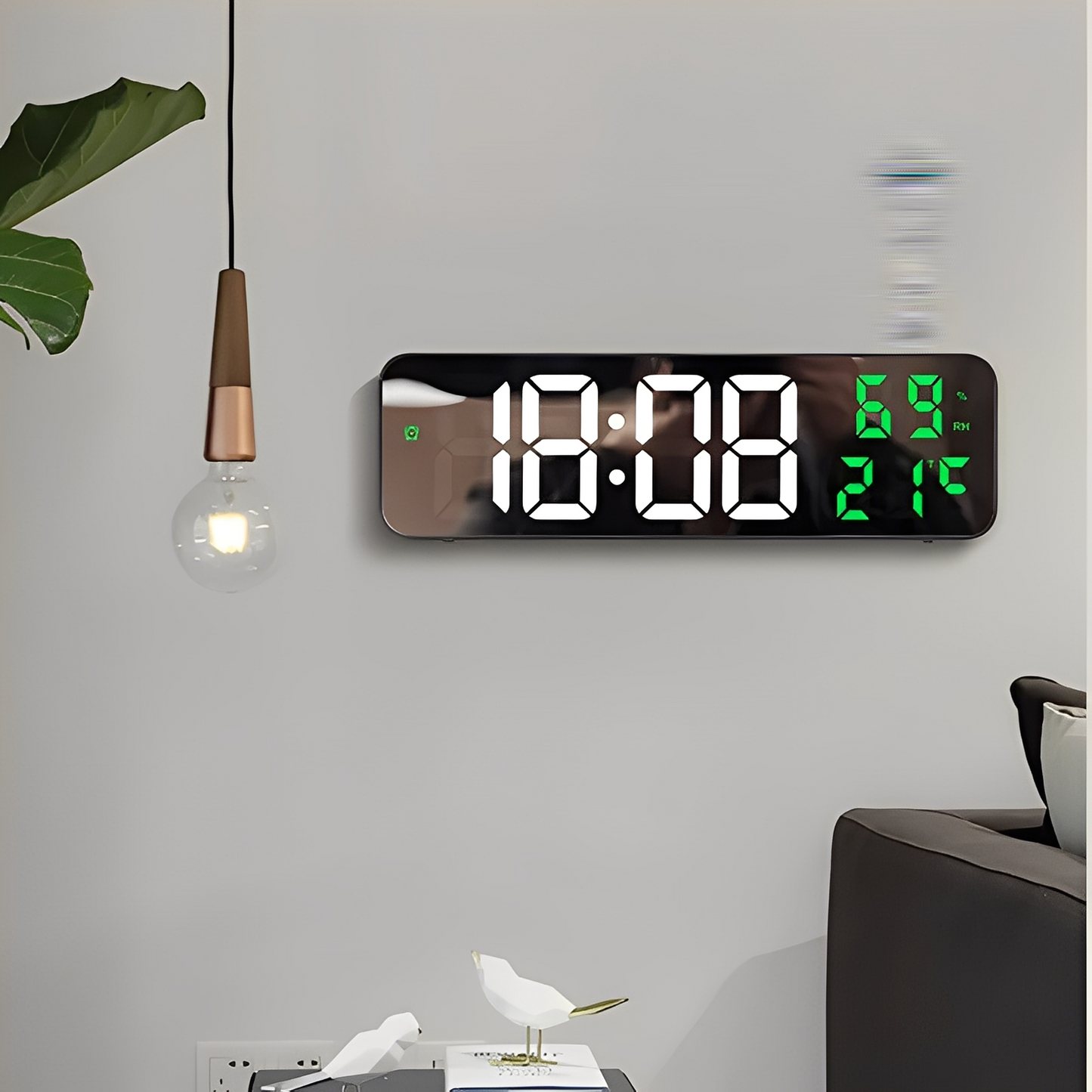 Nairo – Digitale LED-Wanduhr