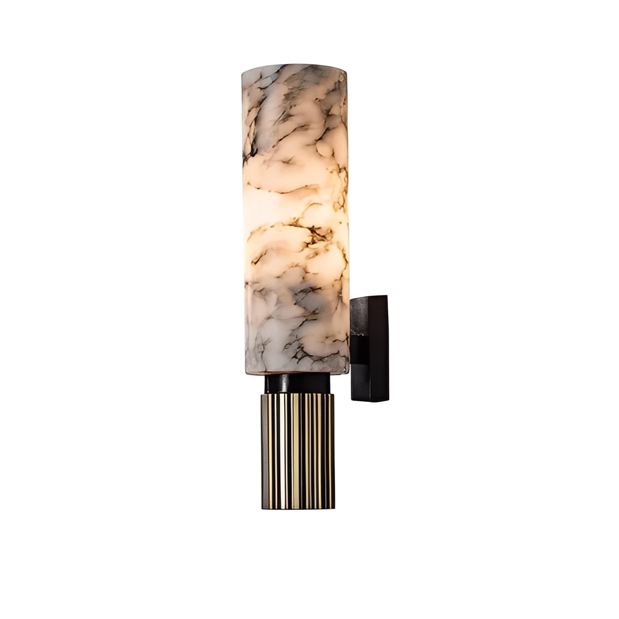 Ayame – Wandlampe aus Spanischem Naturmarmor
