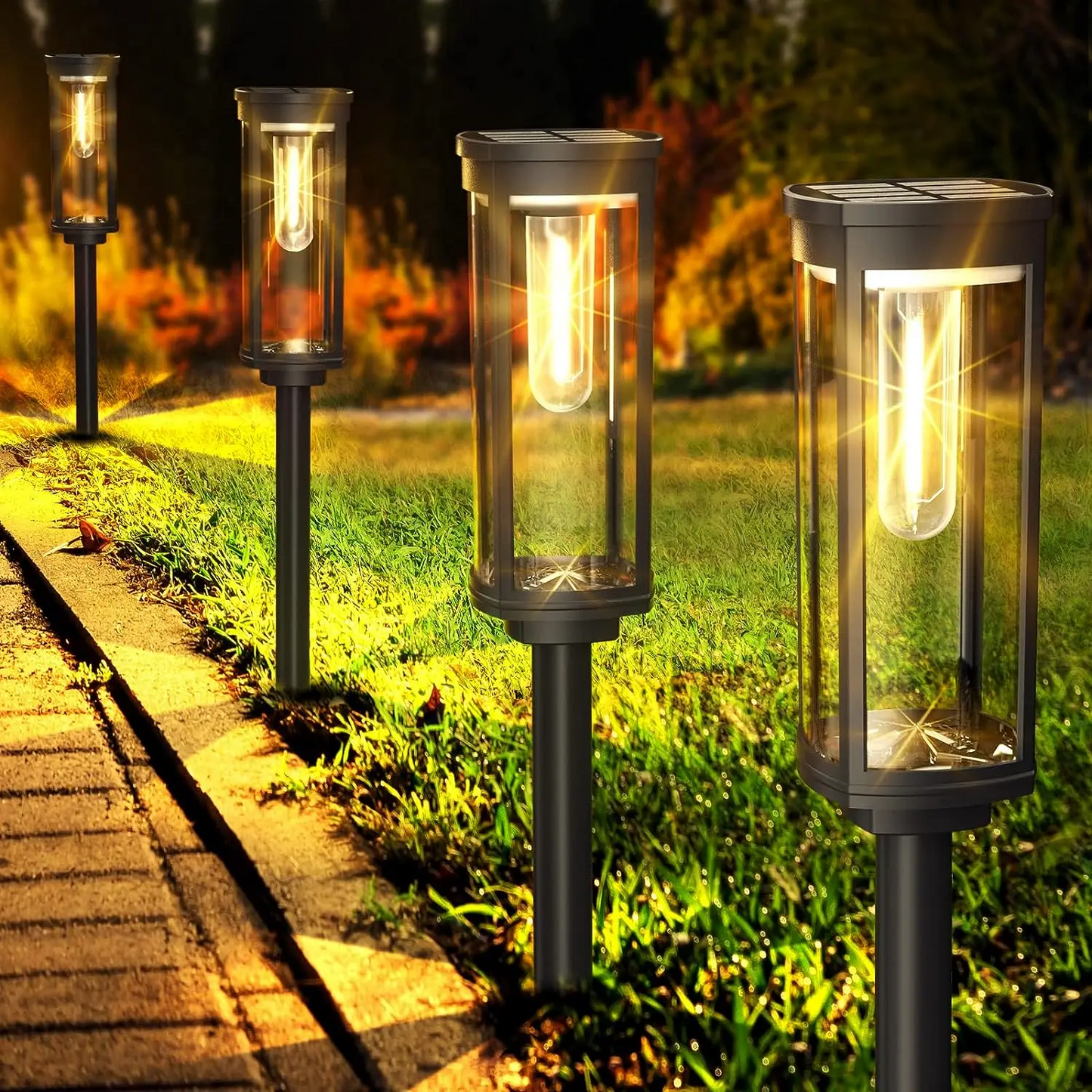 Solara – Solar-Tungstendraht-Rasenlampe für den Außenbereich
