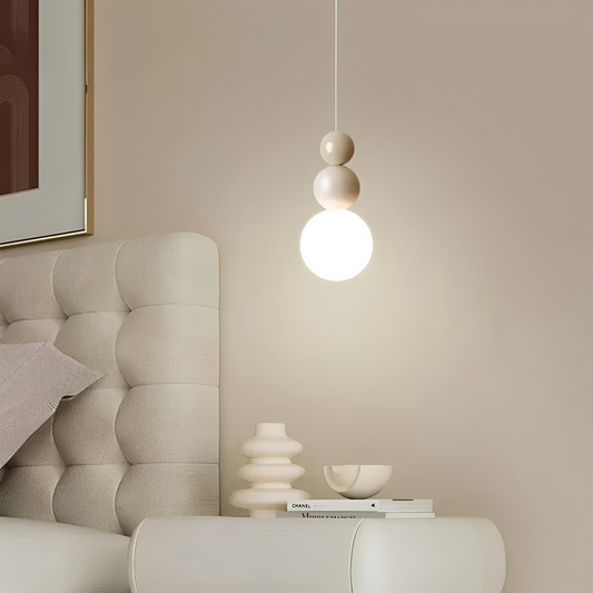 Alva – Nordische Creme-Pendelleuchte
