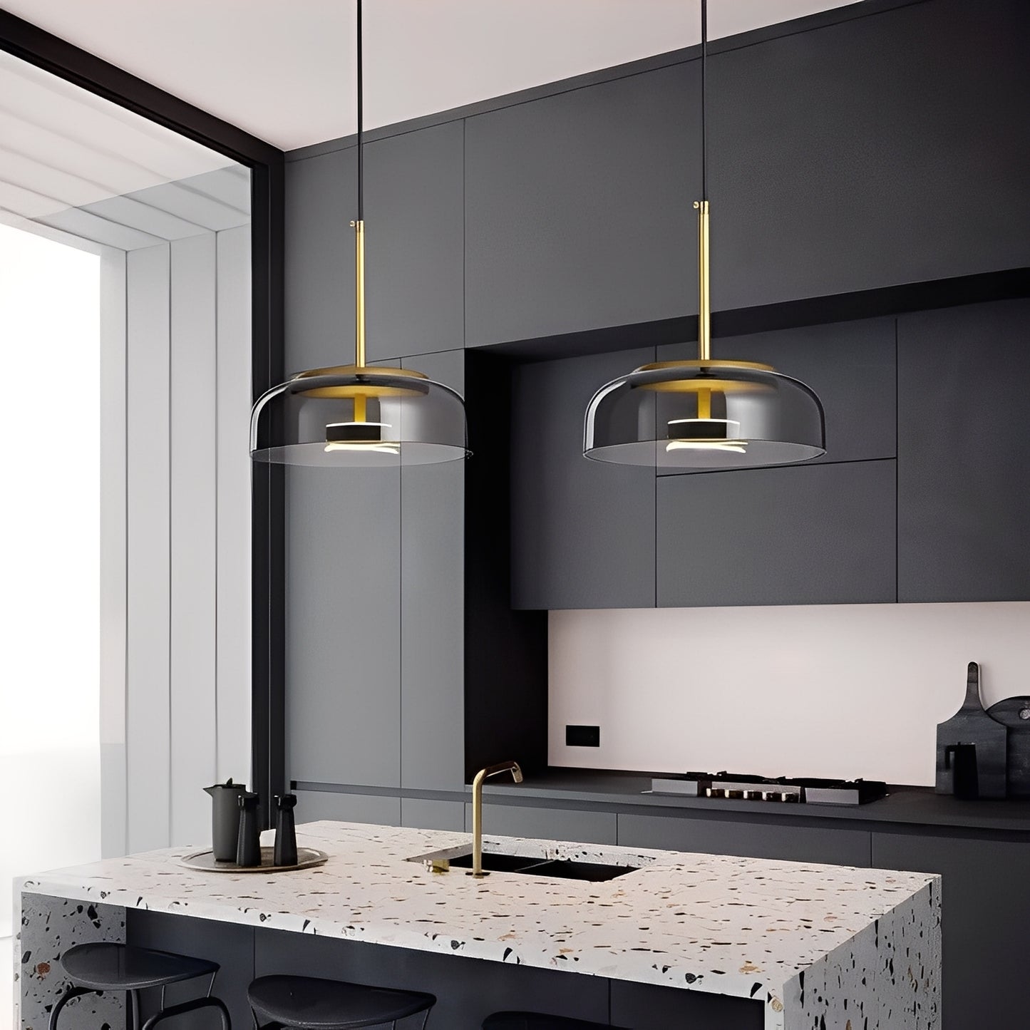 Marlie – Nordische Glas-Pendelleuchte