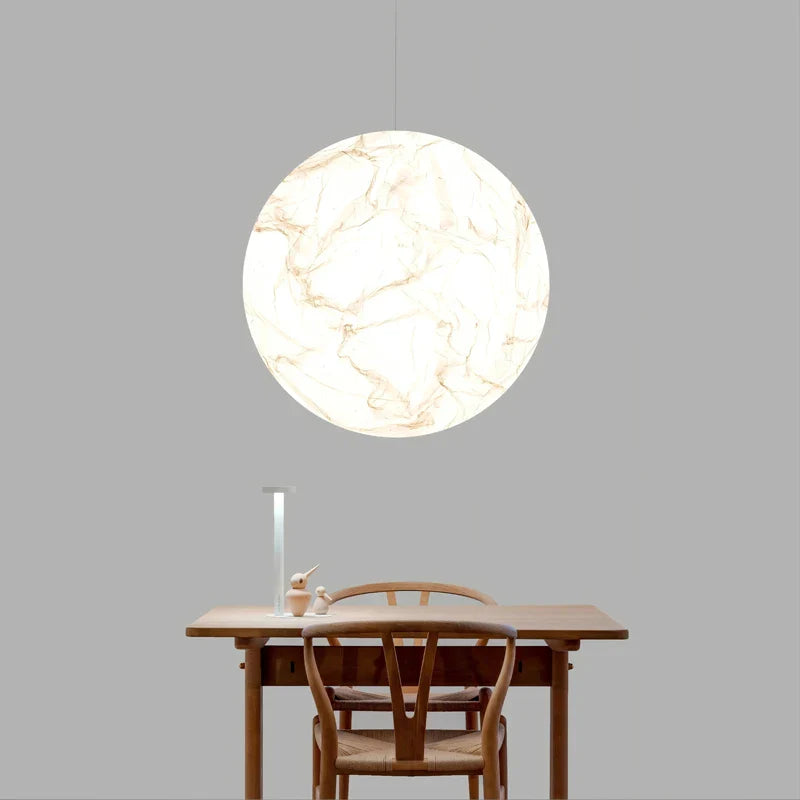 Tsukiko – Luxuriöse Minimalistische Mond-Pendelleuchte