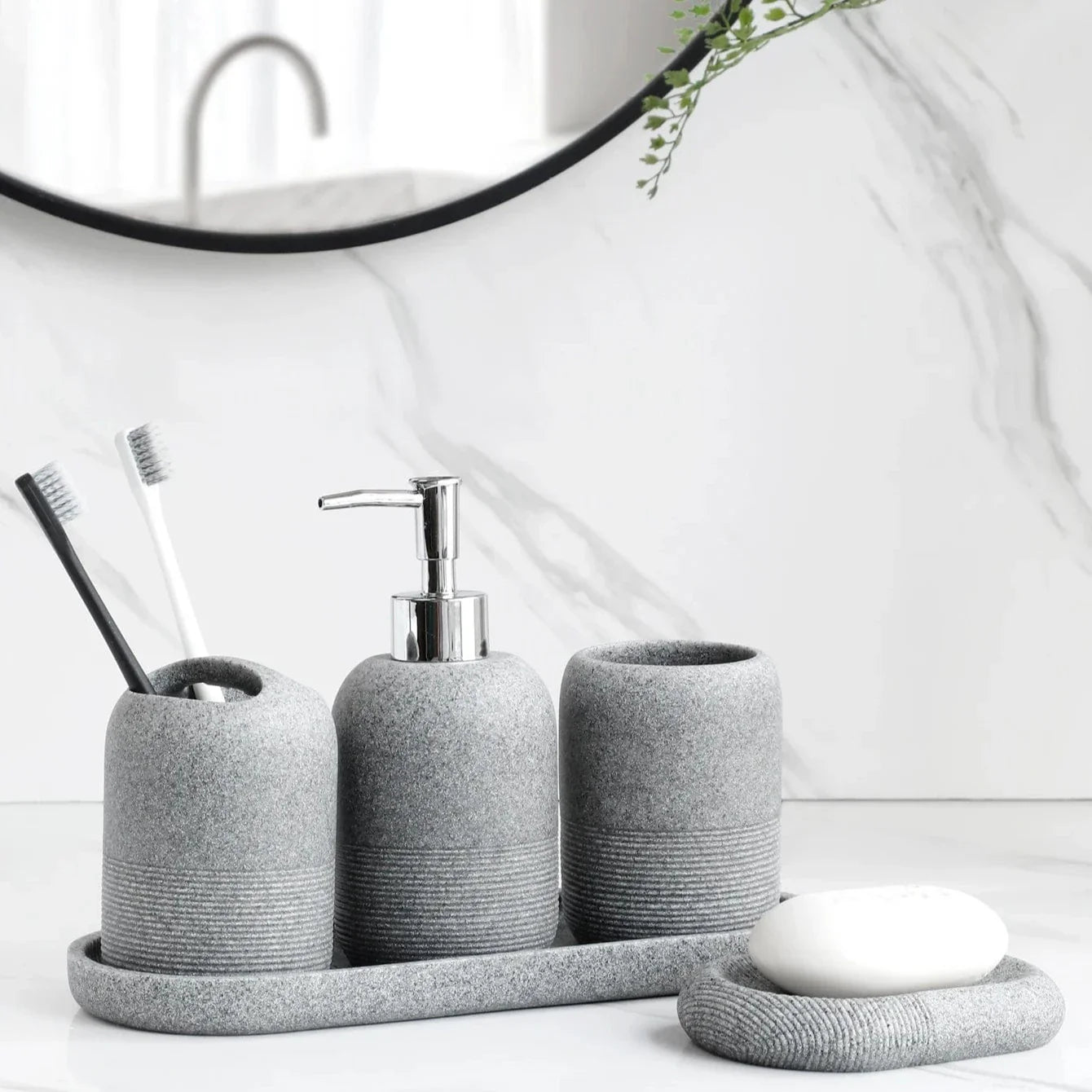 Avenor – Badezimmer-Set aus Resin