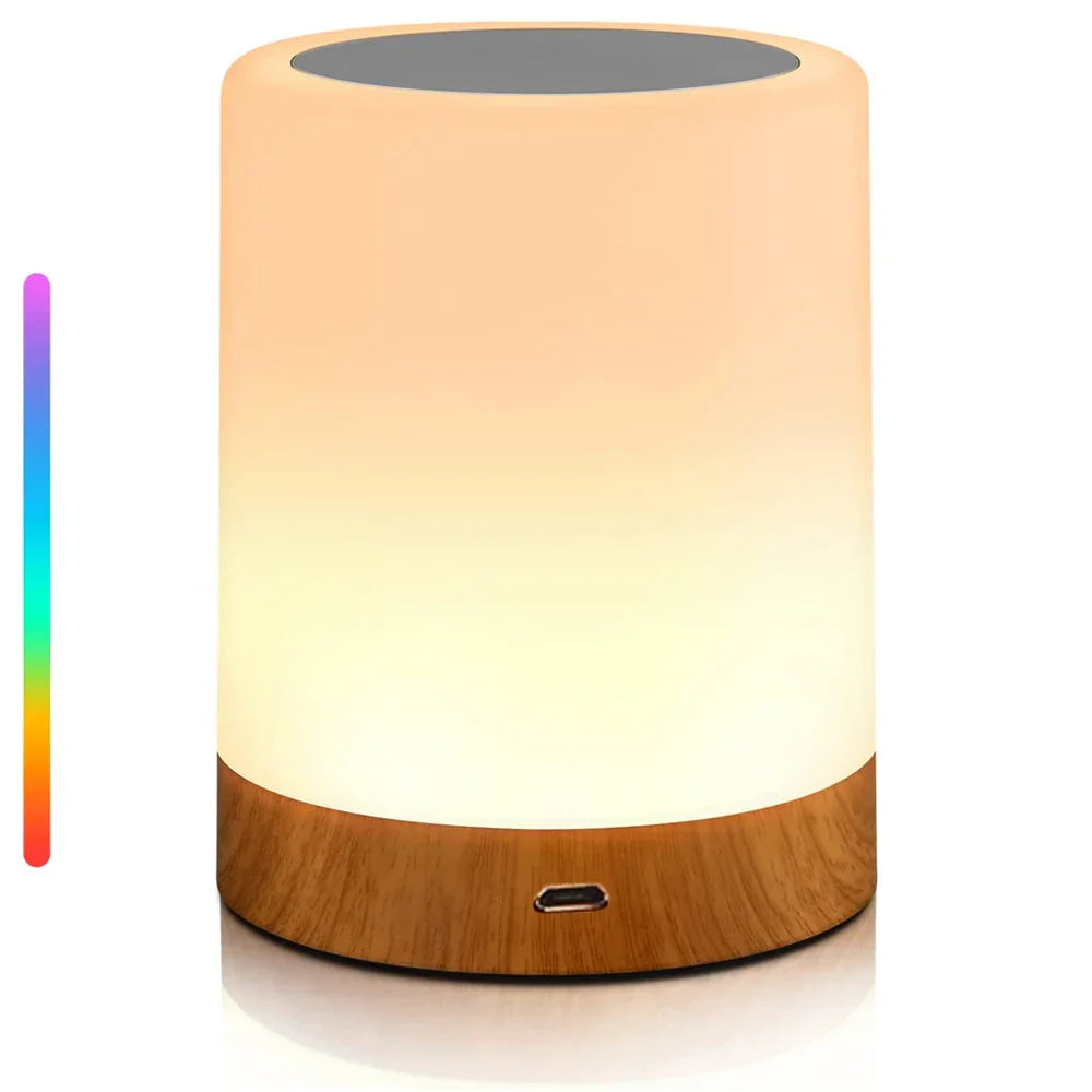 Priam – Tragbare RGB LED Nachttischlampe