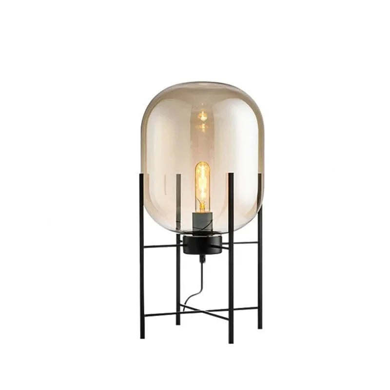 Riza – Skandinavische Glas-Tetrapod Tischlampe