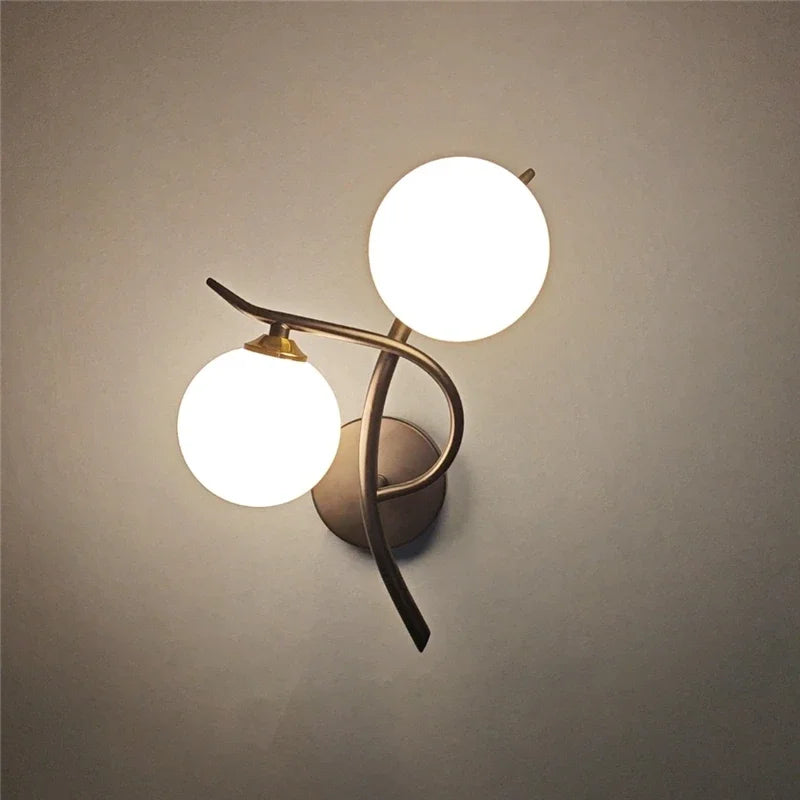 Brin – Amerikanische Glas-Wandleuchte