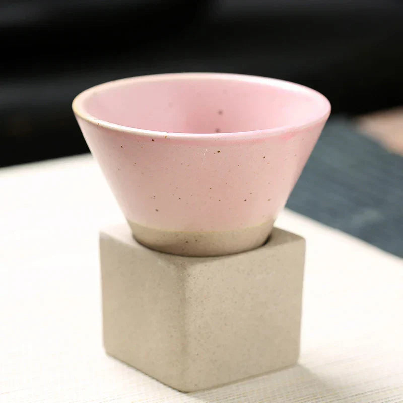 Wabi-Sabi Teetasse – Japanische Keramik mit natürlicher Textur & Handarbeit