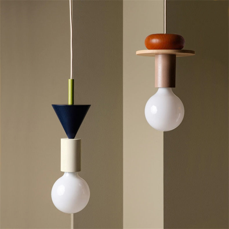 Kokoro – Geometrische Kinderzimmer Pendelleuchte