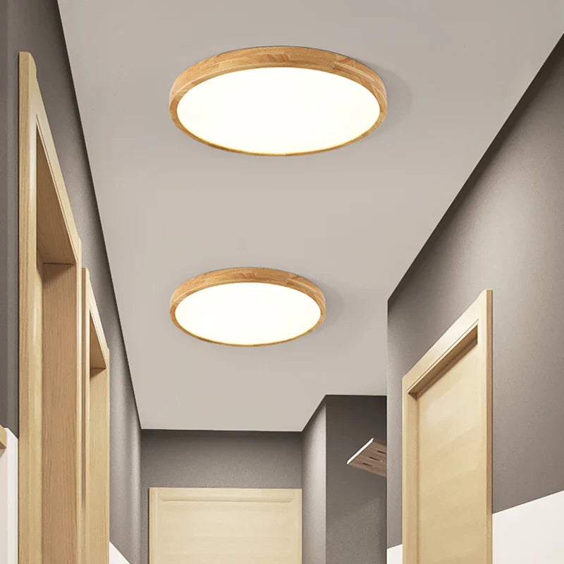 Elion – Moderne Holz-LED-Deckenleuchte