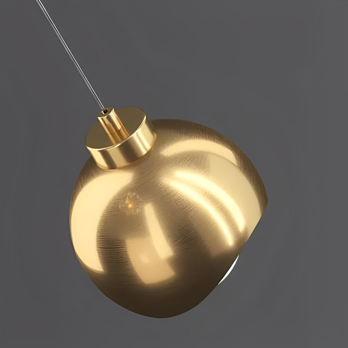 Zaldy – Goldene Lichtluxus Kristall-Pendelleuchte