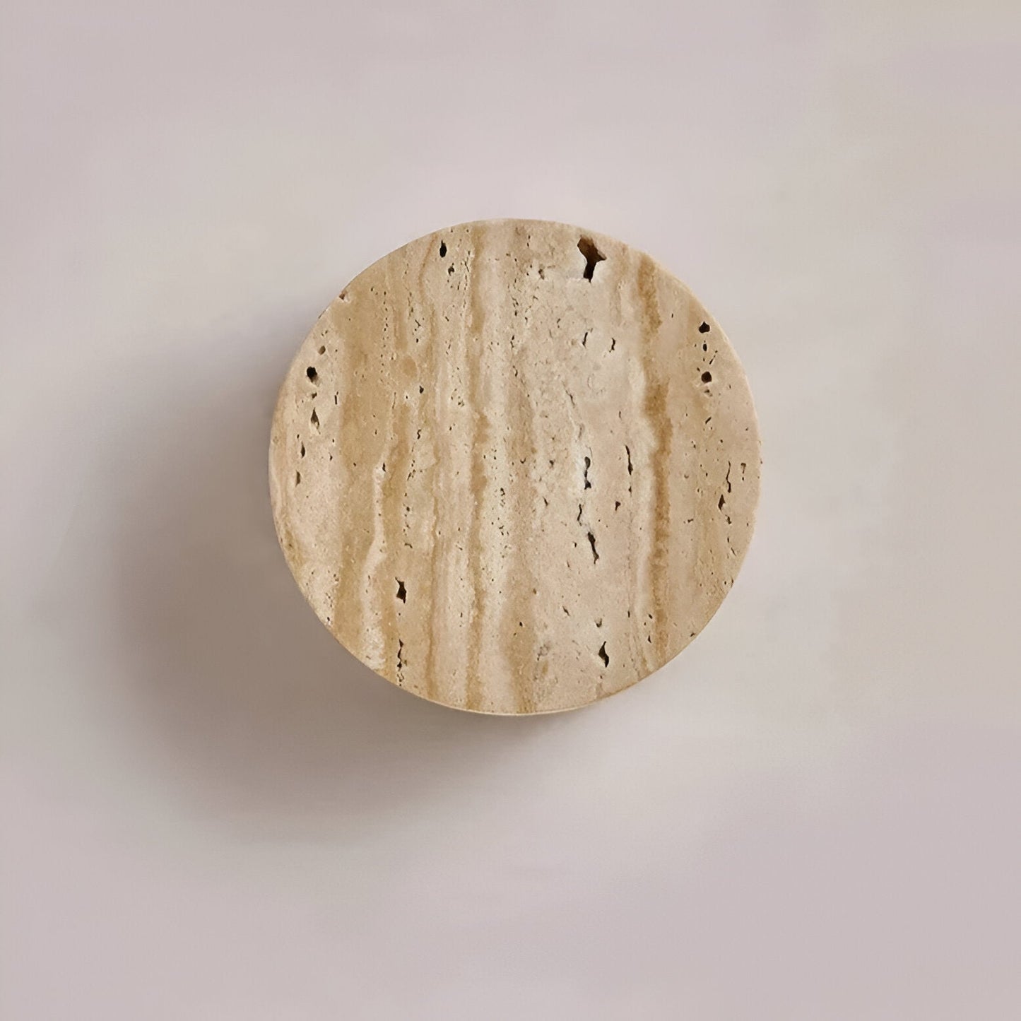 Sanya – Wabi Sabi Travertin-Wandlampe