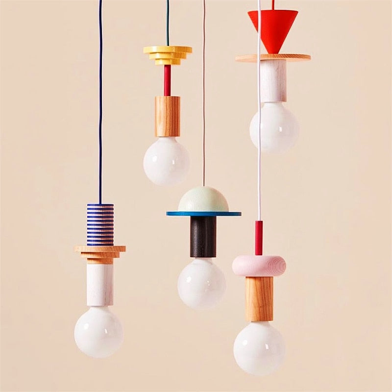 Kokoro – Geometrische Kinderzimmer Pendelleuchte