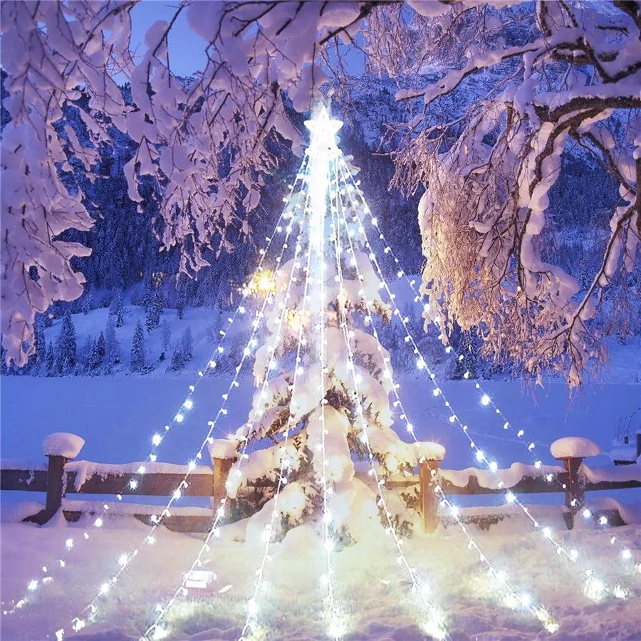 Lumi – LED-Wasserfall-Sternenlichter