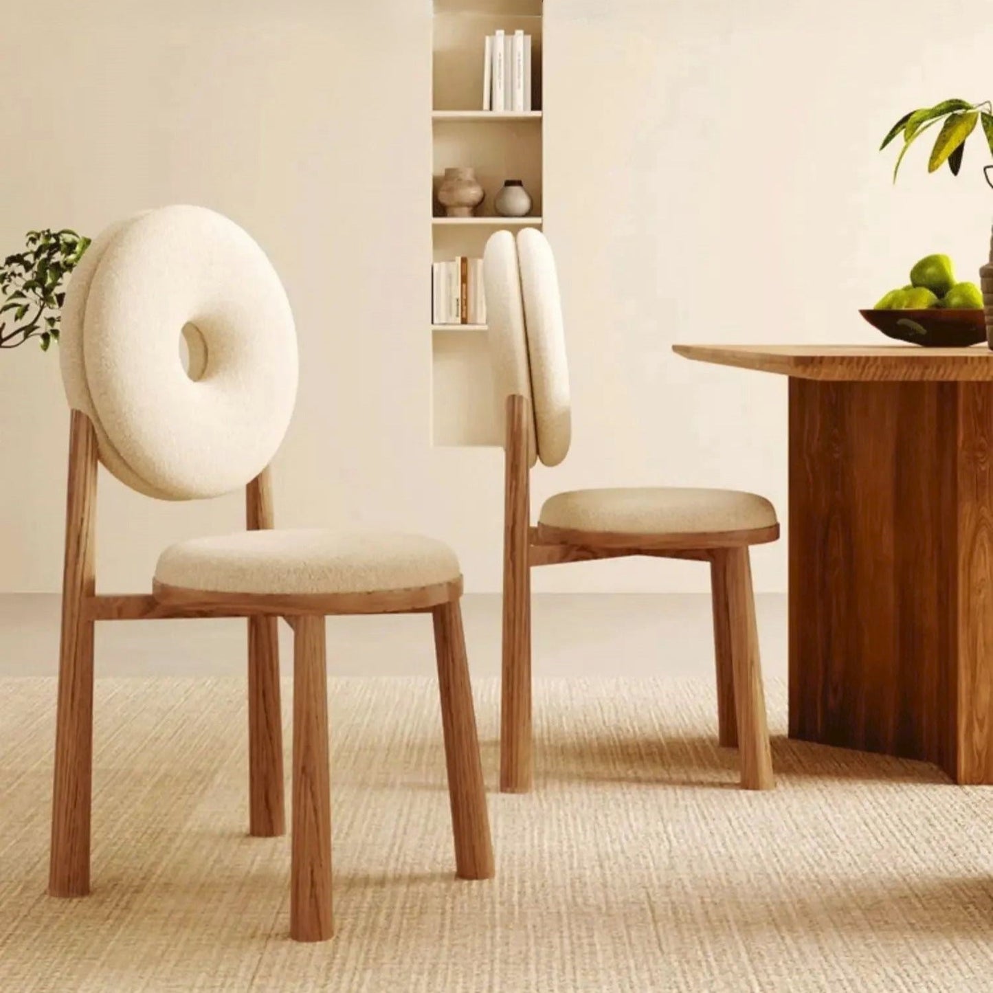 Berber – Fleece-Stuhl im nordischen Design