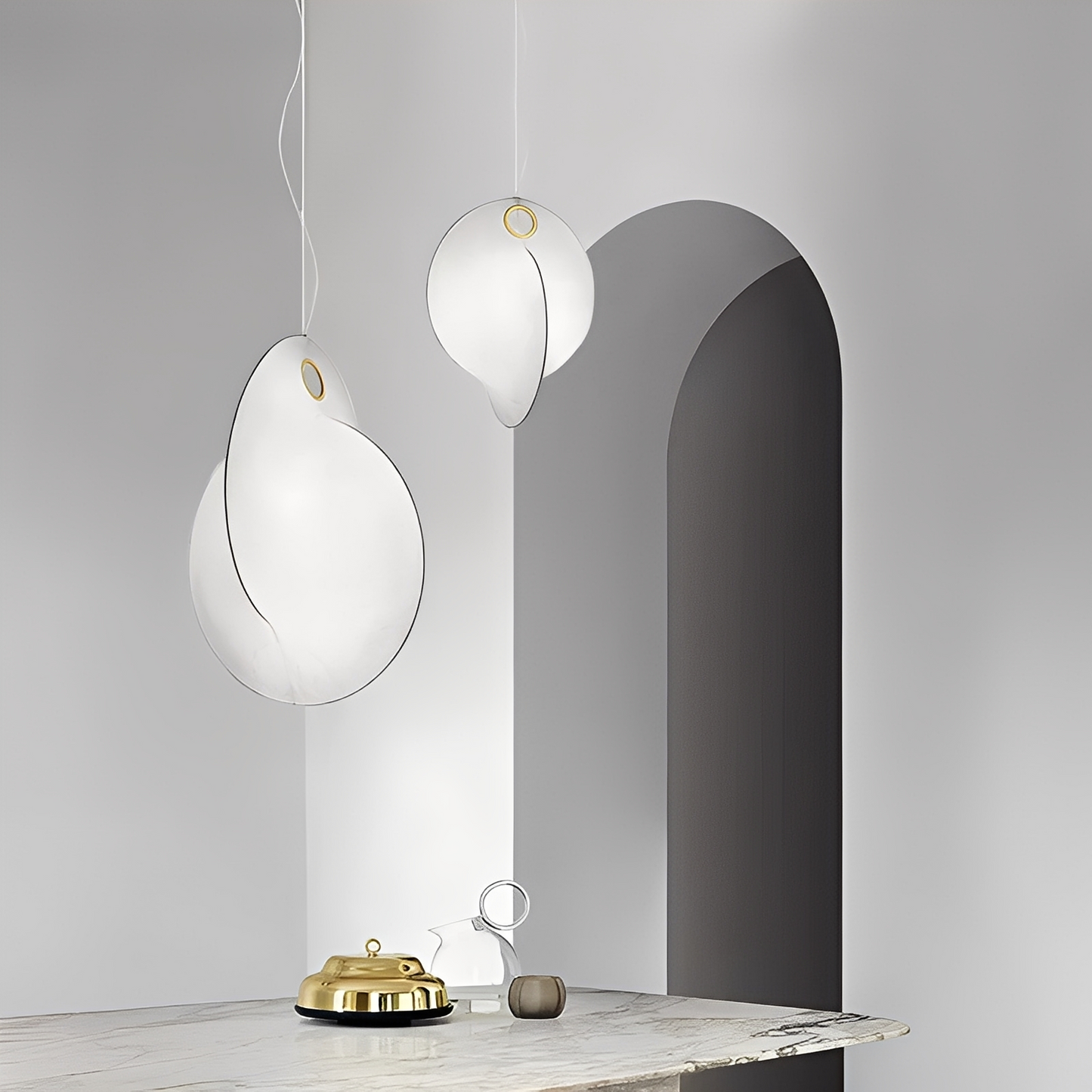 Meiko – Elegante Wabi Sabi Loft Pendelleuchte