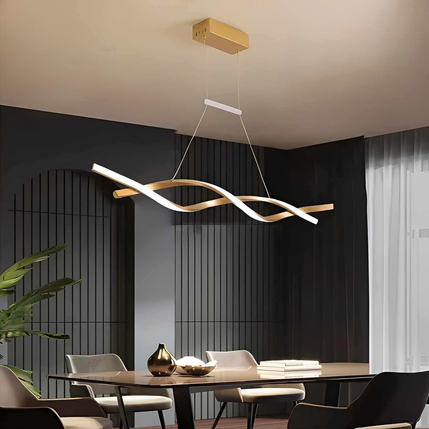 Haji – Nordic Minimalistische LED-Pendelleuchte