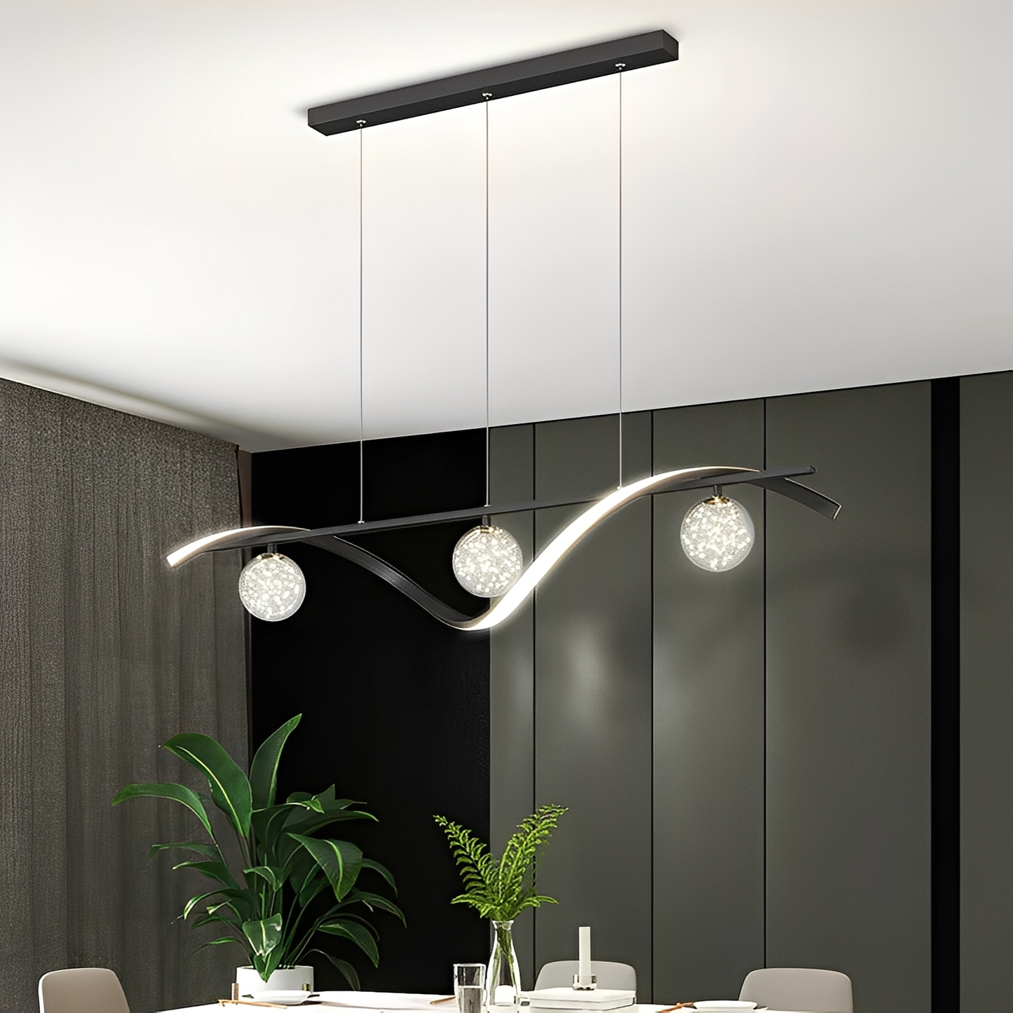 Hoshi – Moderne Sternenhimmel LED-Pendelleuchte