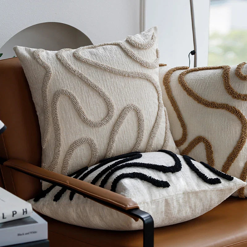 Sabella – Boho Chenille Sierkussen