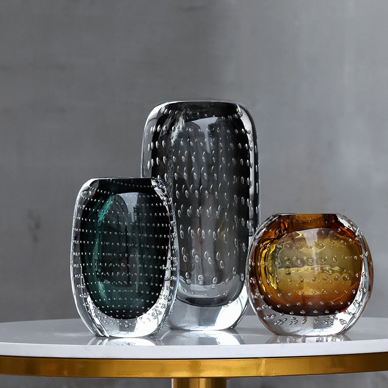Tessa – Farbige Glasblase Vase