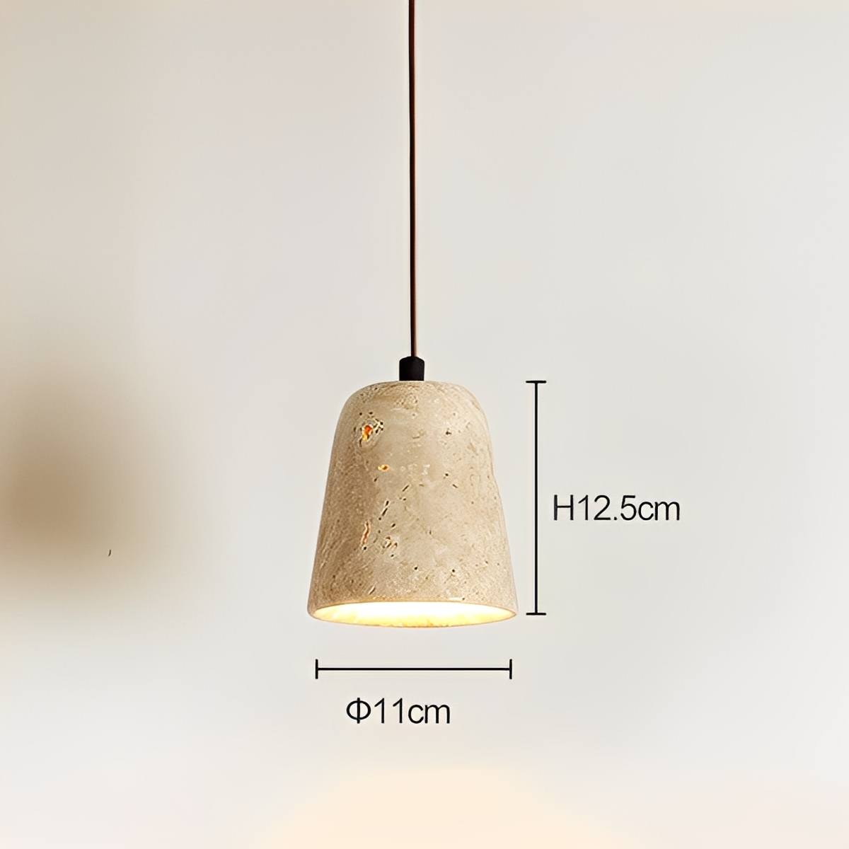Tommy – Wabi Sabi Pendelleuchte aus Marmor