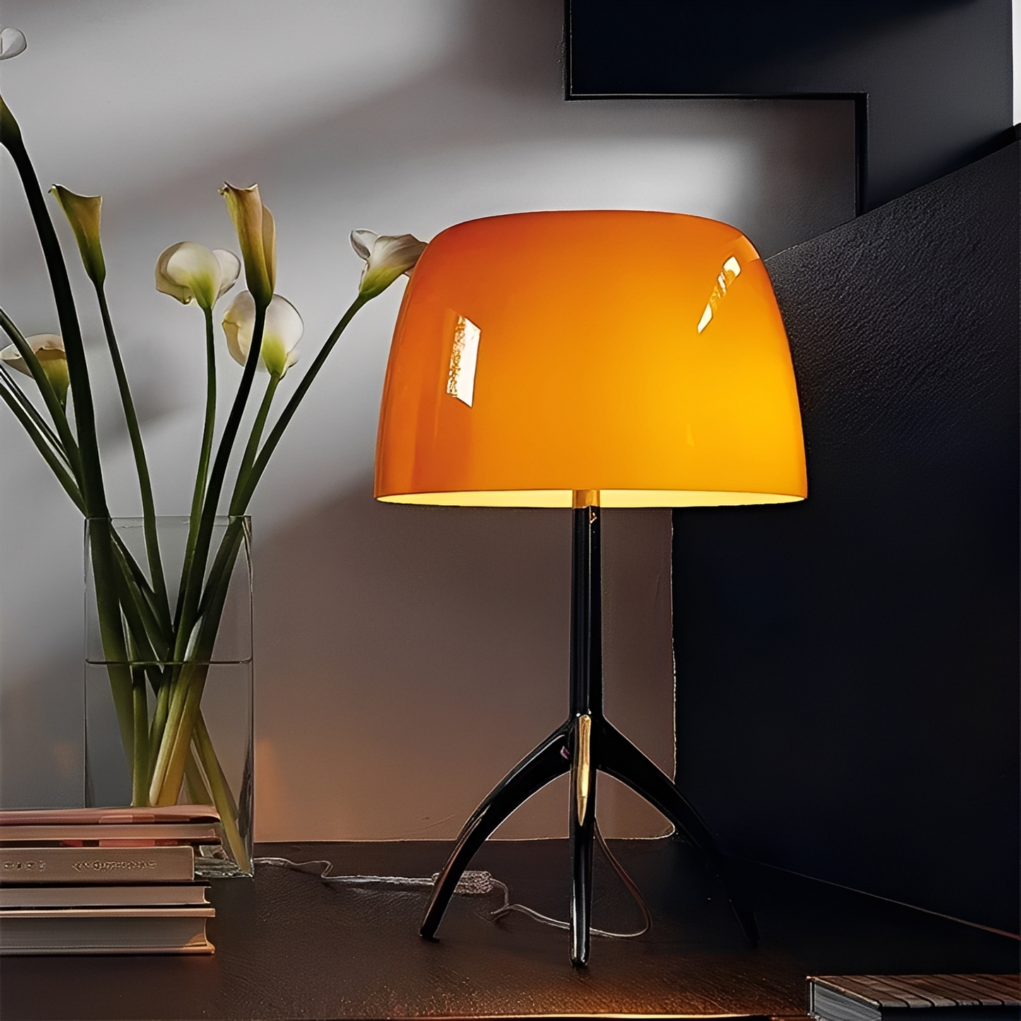 Miyu – Retro Kupfer Tisch-Nachtlampe