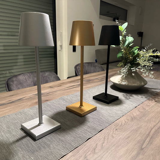 Lerio – Aluminium LED-Ladetischlampe