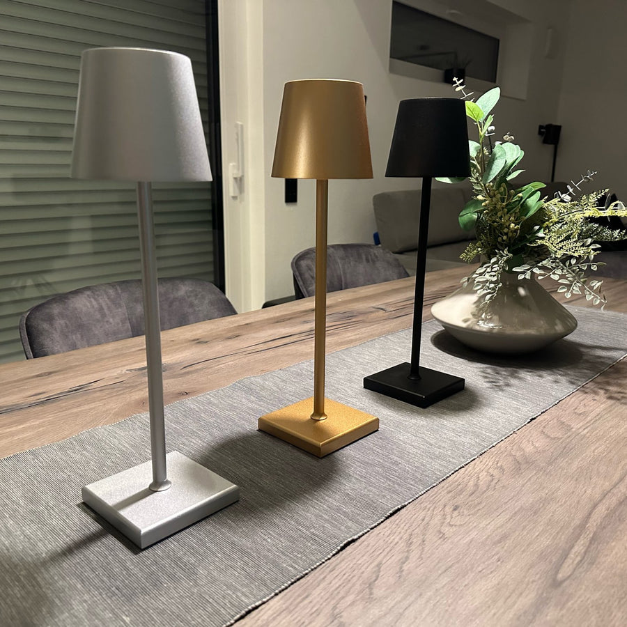 Willard – Tischlampe mit Drei-Farben Funktion und Ladeanschluss