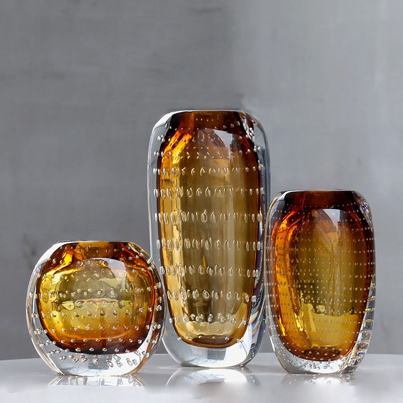 Tessa – Farbige Glasblase Vase