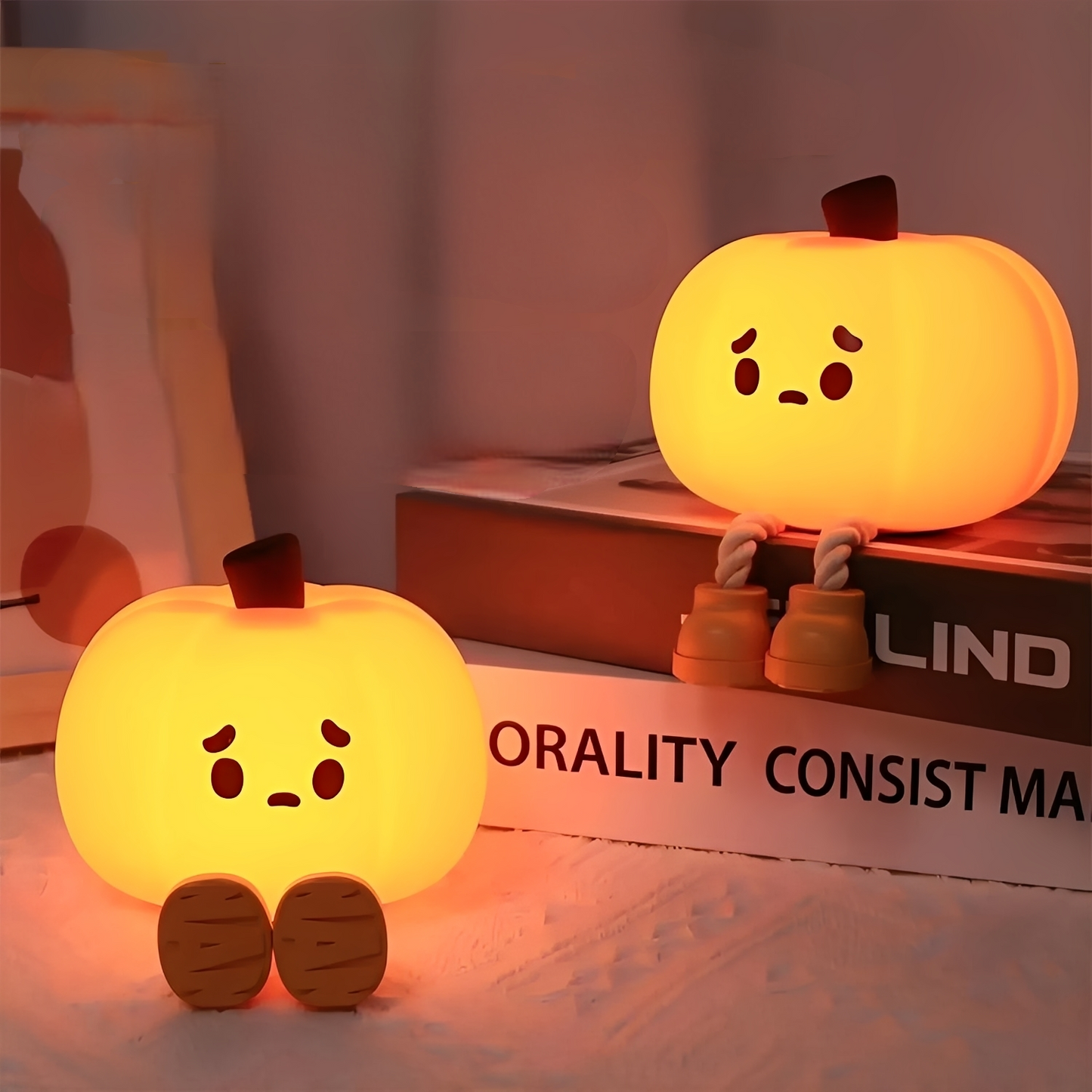 Pumpky – Kürbis Nachtlicht zum Einschlafen