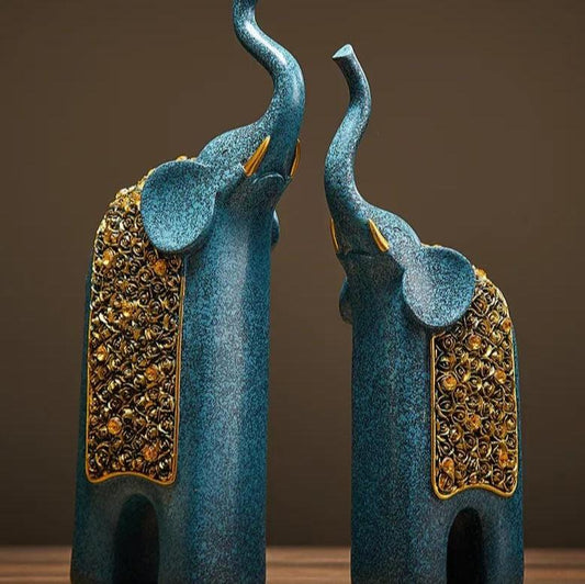 Nolan – Elegante Elefanten-Skulptur (2er-Set)