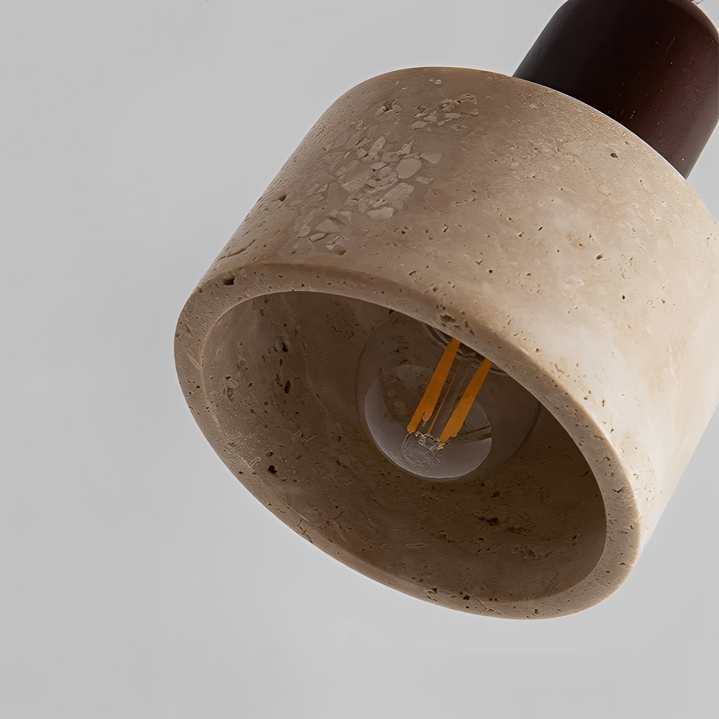 Donna – Gelbe Marmorpendel-Lampe