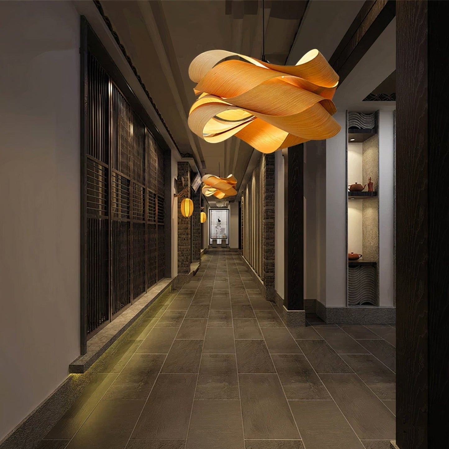Hiro – Schlichte Tischlampe aus Holz