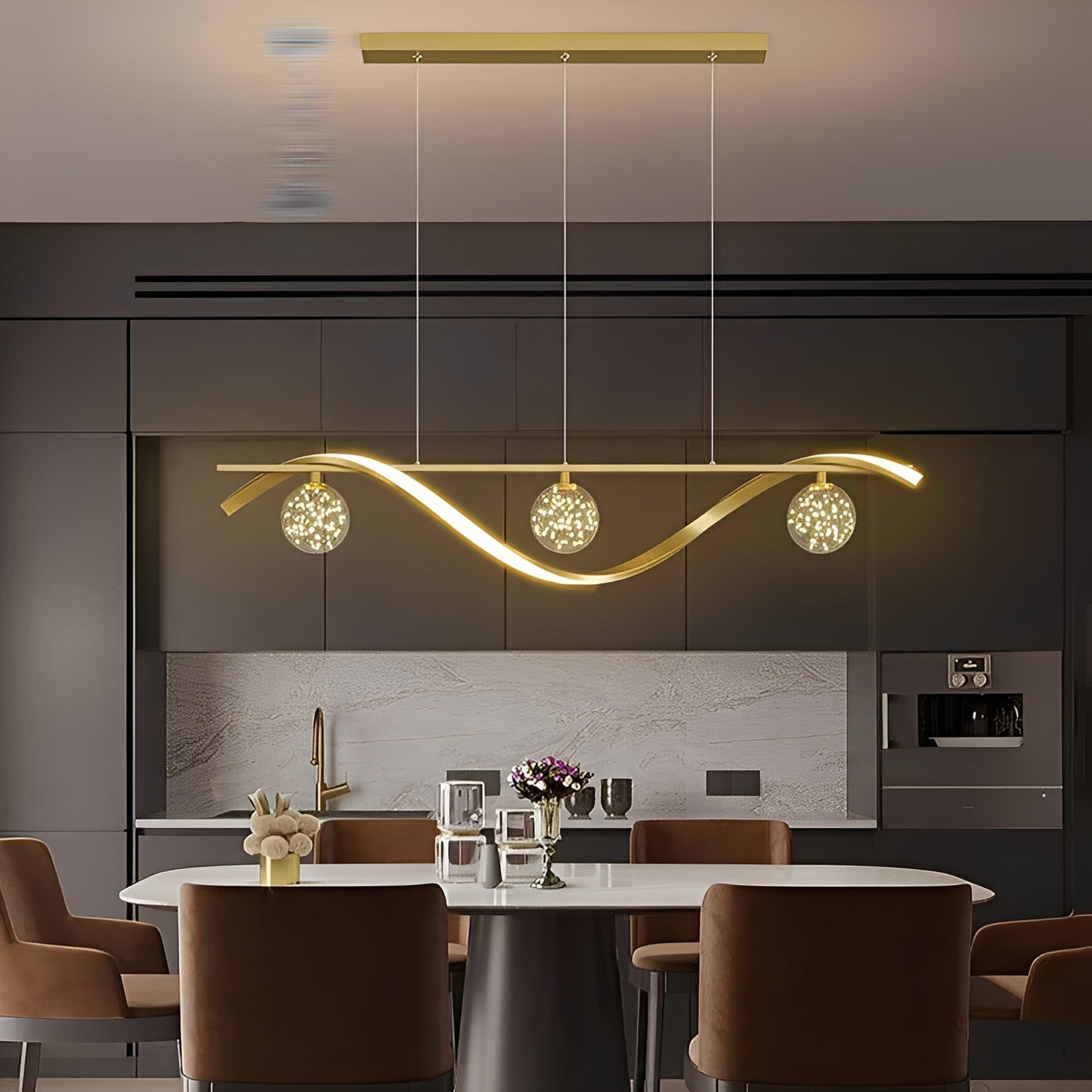 Hoshi – Moderne Sternenhimmel LED-Pendelleuchte