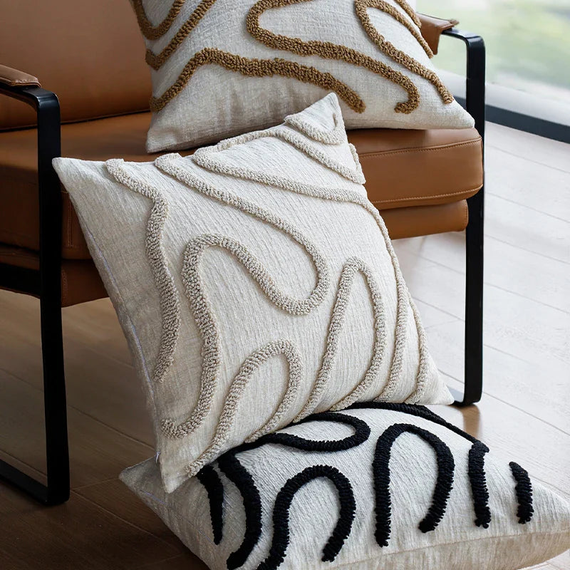 Sabella – Boho Chenille Sierkussen