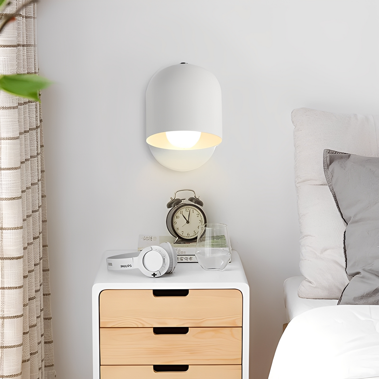 Juna – Minimalistische Macaron-Wandleuchte