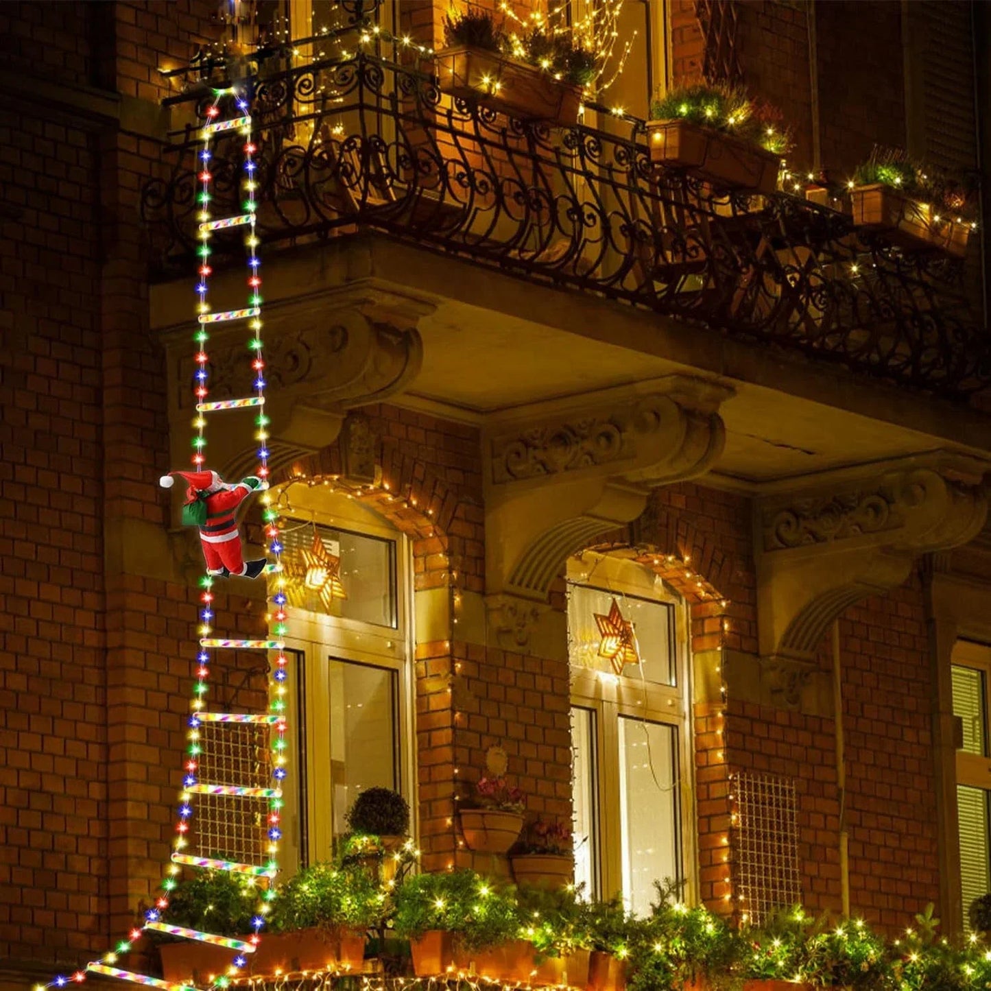Kohana – Weihnachtsmann-Leiter Lichterkette