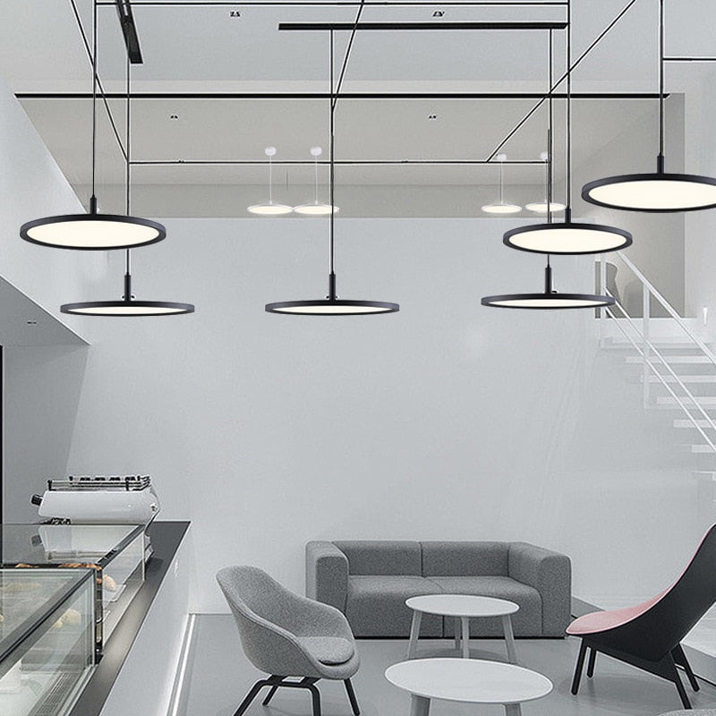 Aria – Disc LED Metall-Hängelampe