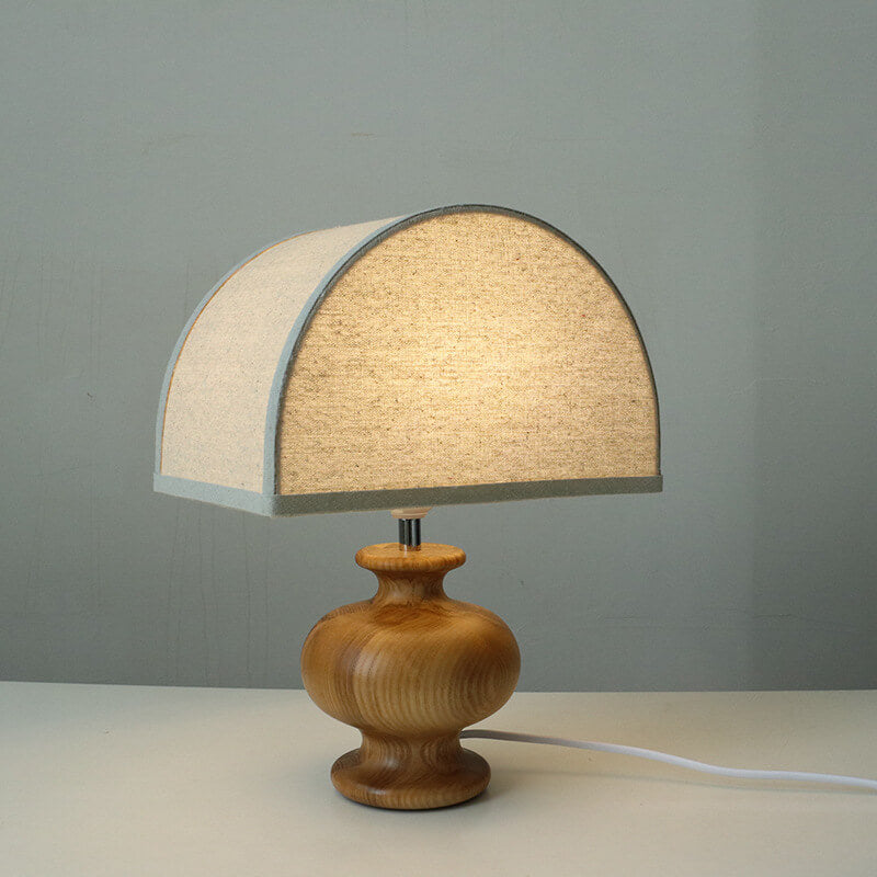 Natsumi – Japanische Wabi-Sabi Holz-Tischlampe