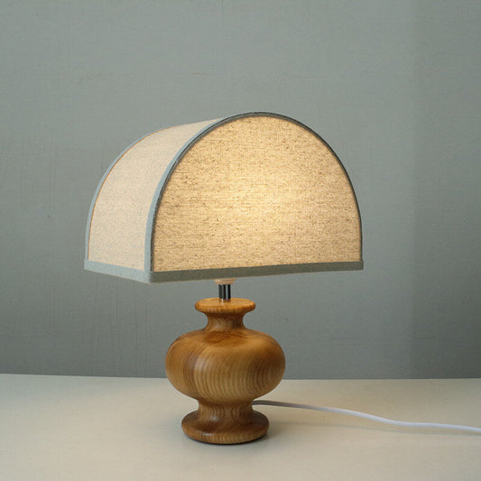 Natsumi – Japanische Wabi-Sabi Holz-Tischlampe