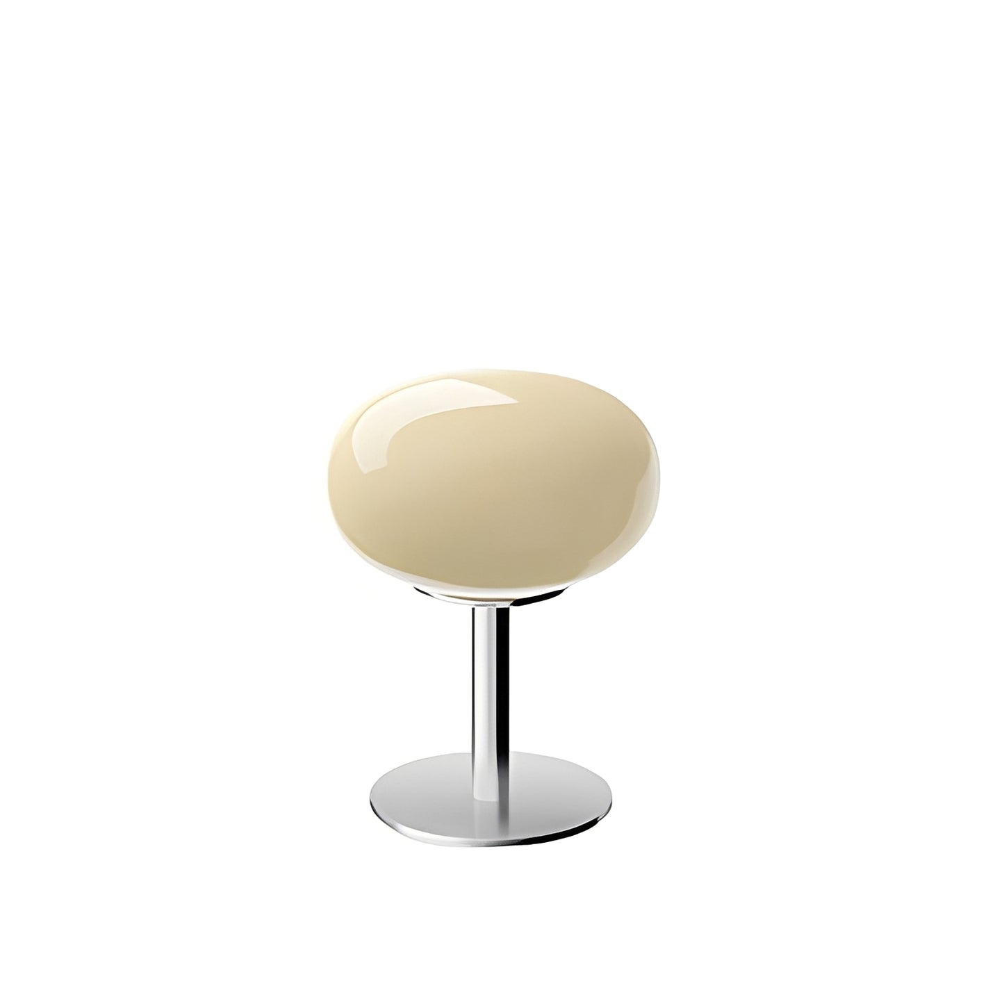 Evelyn – Vintage Cremeglas Tischlampe