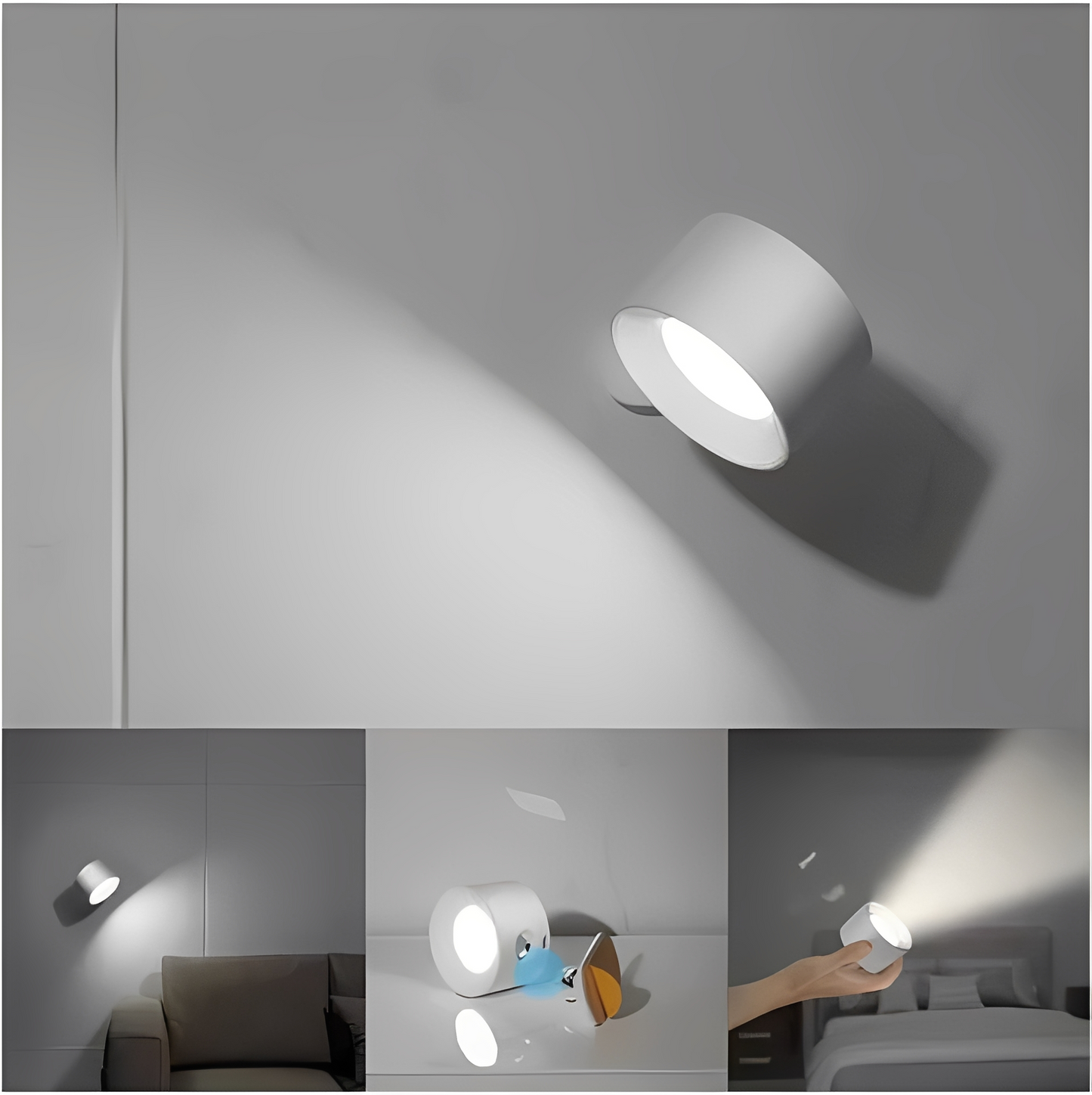 Kira – Wiederaufladbare Kabellose LED-Wandleuchte
