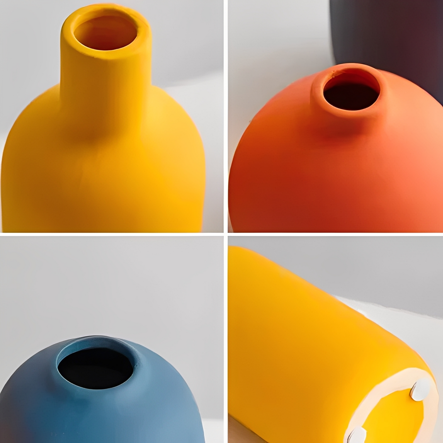 Clara – Nordic Stil Weiße Keramikvase