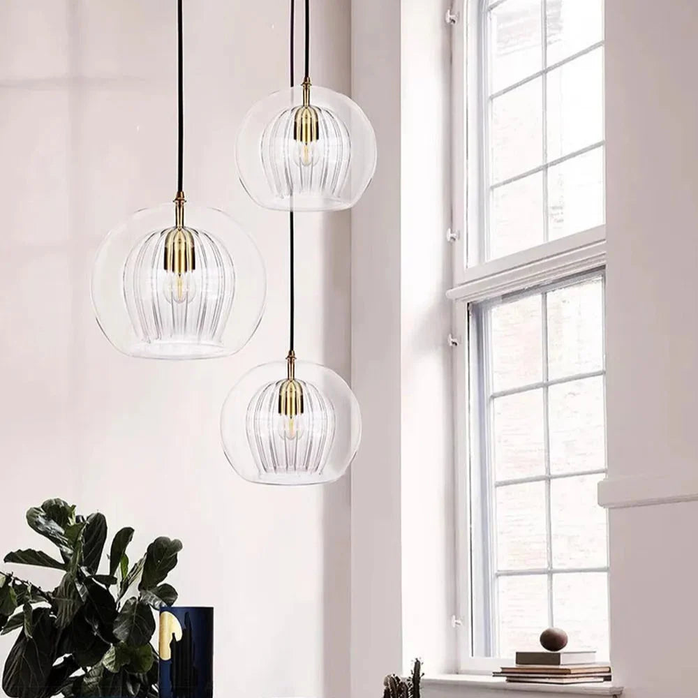 Alyna – Minimalistische Glas-Pendelleuchte