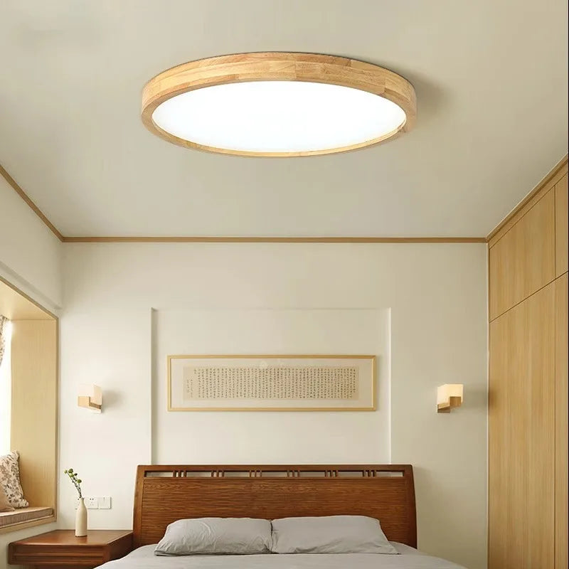 Elion – Moderne Holz-LED-Deckenleuchte